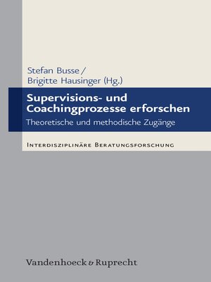 cover image of Supervisions- und Coachingprozesse erforschen